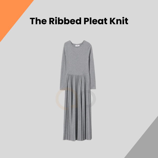 The Ribbed Pleat Knit