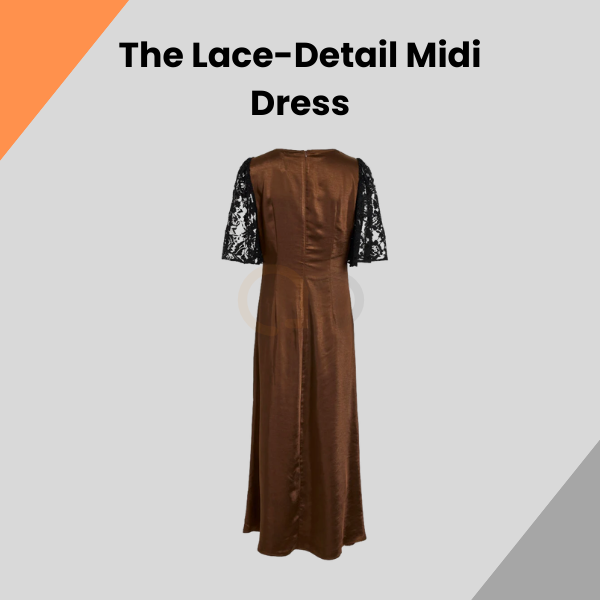 The Lace-Detail Midi Dress