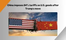 China imposes 84% tariffs on U.S. goods after Trump move